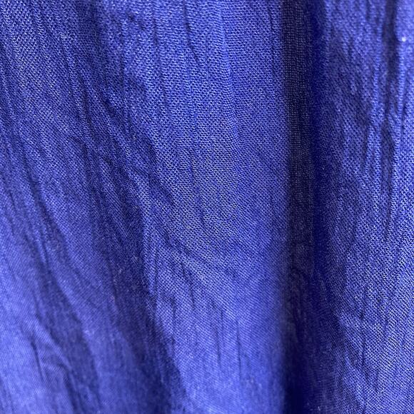 Ocean Breeze Women's Blue Boho Beachy Embroidered Dress Size S Cover Up Flowy - Picture 10 of 10